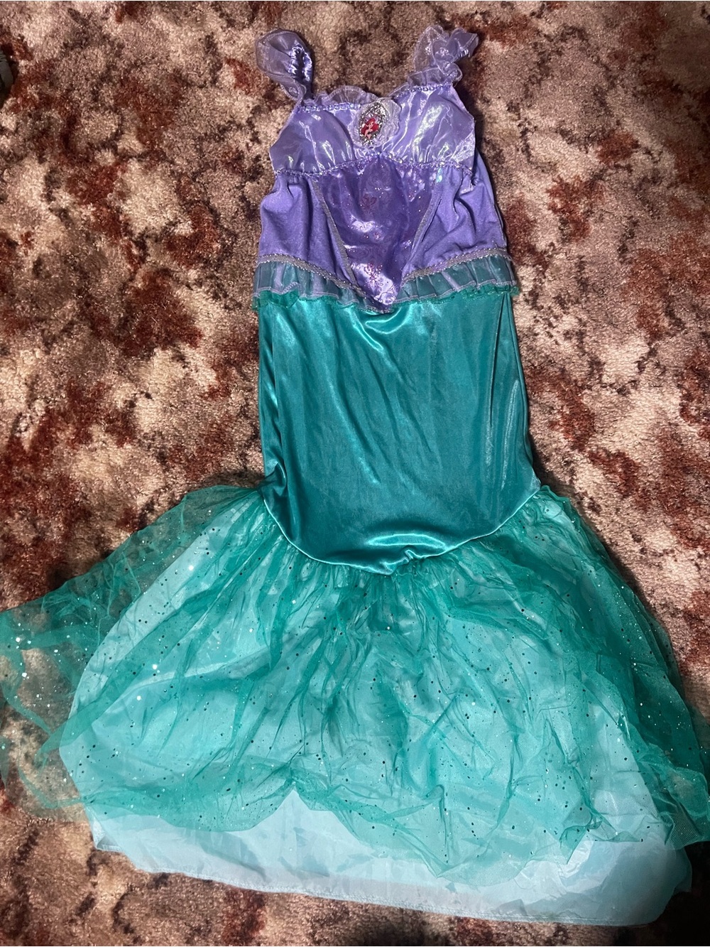 Disney Princess Purple and Teal Layered Dress
